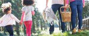 family enjoying outdoors